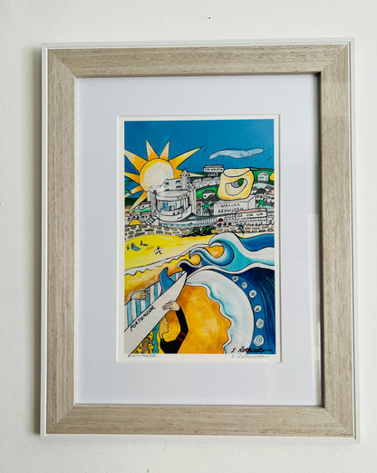 Porthmeor Signed print