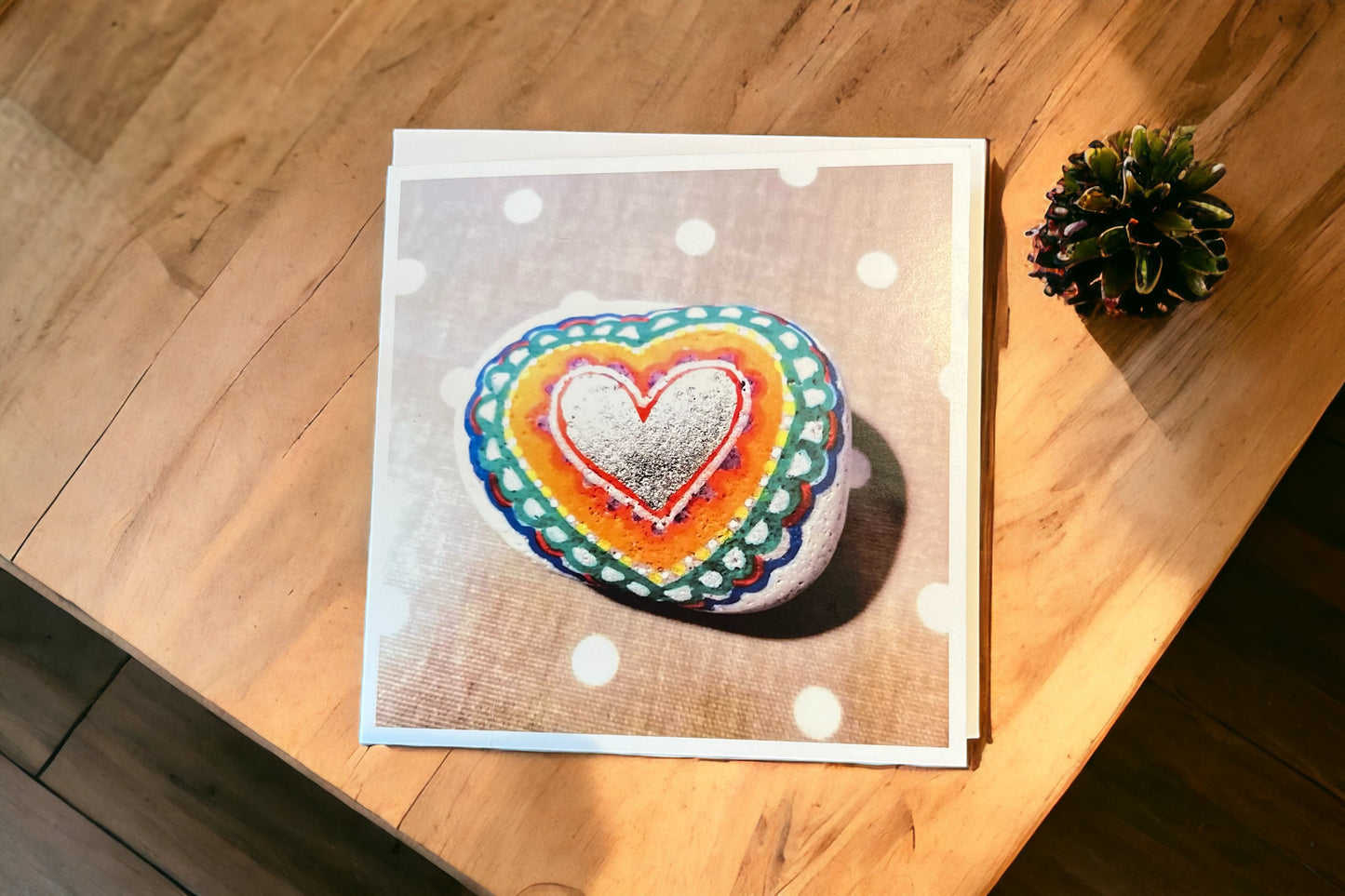 Love Heart! 148x148 Greeting Card