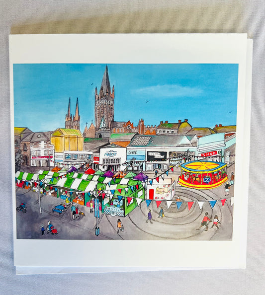 Truro City Market 148x148 Greeting Card