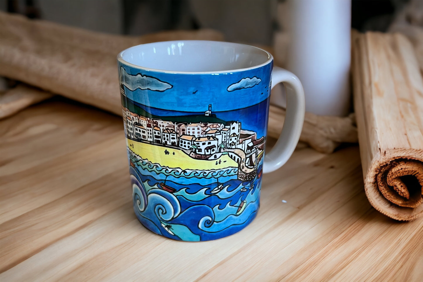 St.Ives Harbour China Mug