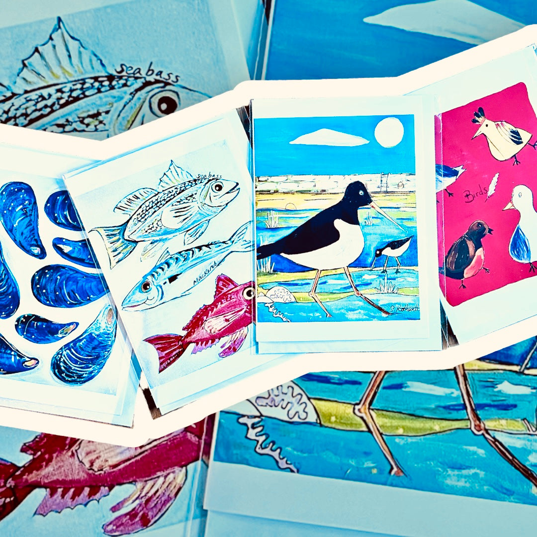 Coastal themed Artcard mix