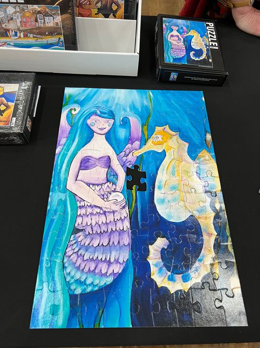 Mermaid and the seahorse puzzle
