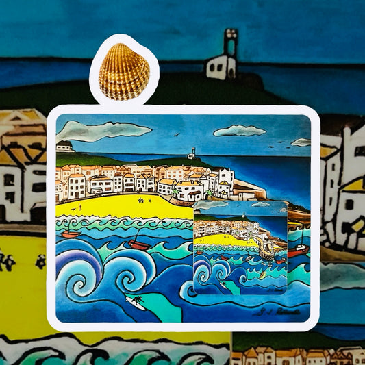 St.Ives Harbour Placemat and Coaster